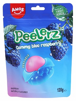 Amos Peelerz Gummy Blue Raspberry 120g