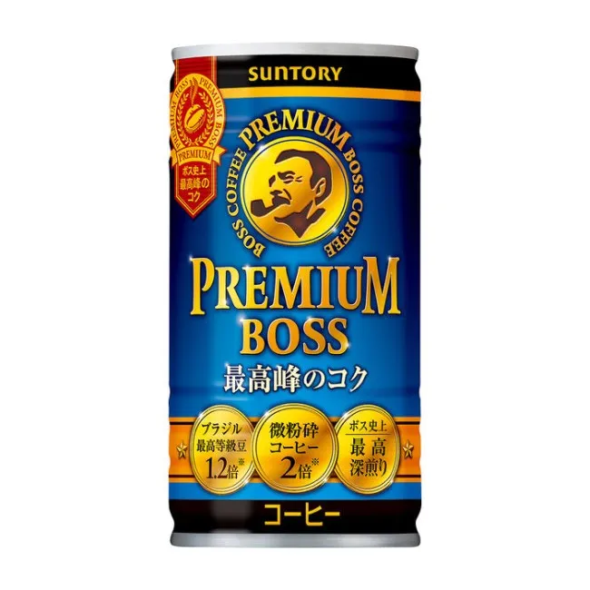 Premium Boss-Finest Brazilian Beans (Less Sugar) 185ml