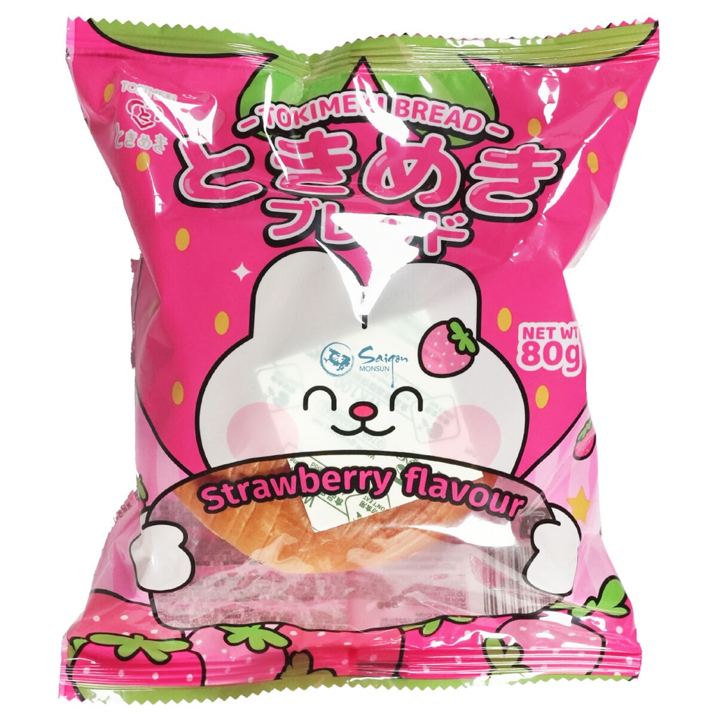 Tokimeki Bread Strawberry Flavor 80g