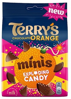 Terry's Minis Chocolate Orange Exploding Candy 105g