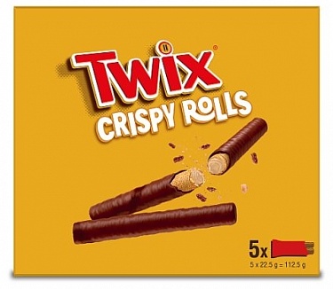 Twix Crispy Rolls 5 Pack 112g