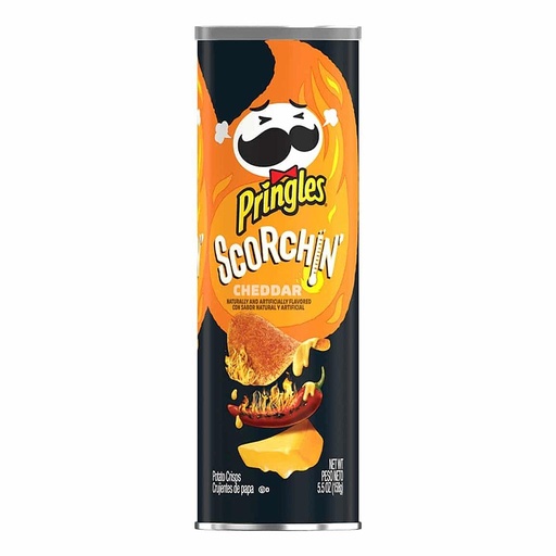 Pringles Scorchin' Cheddar 158g
