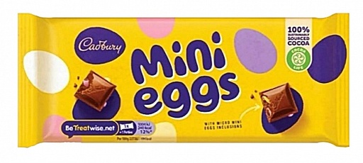 Cadbury Mini Egg Tablet 110g