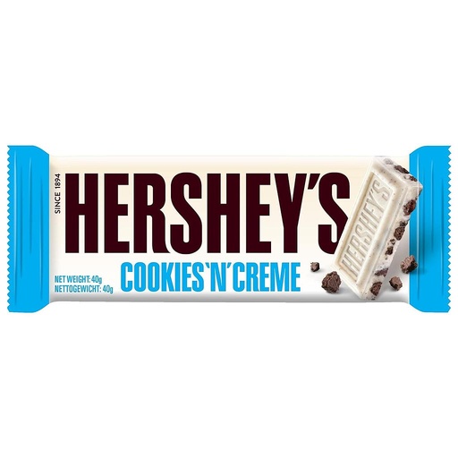Hershey's Cookies 'n Creme Chocolate Bar 40g
