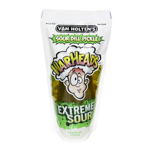 Van Holtens Warheads Extreme Sour Pickle Jumbo 140g