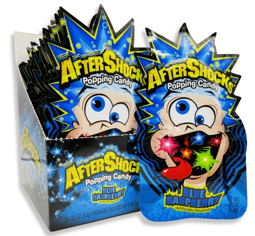 Aftershocks Popping Candy Blue Raspberry 9g