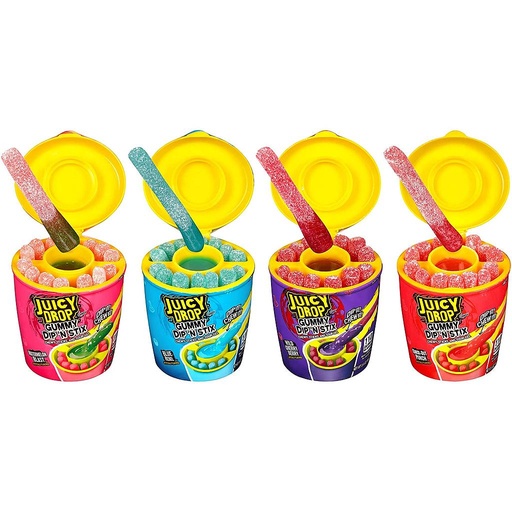 Juicy Drop Gummy Dip N'Stix 96g