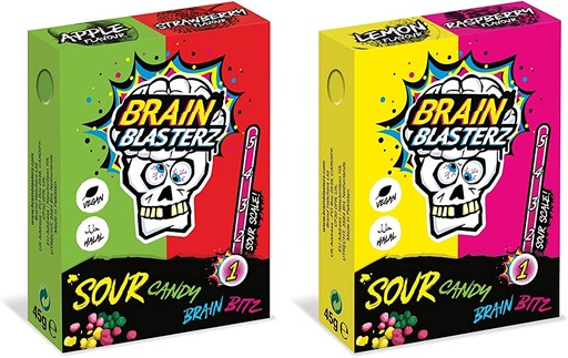 Brain Blasterz Sour Brain Bitz 45g