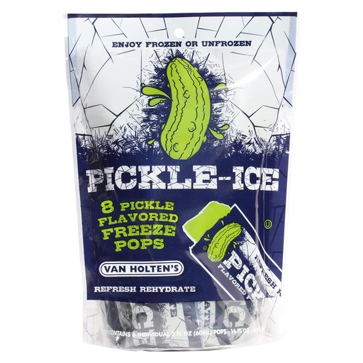Van Holtens Pickle Ice Pops 8x60g