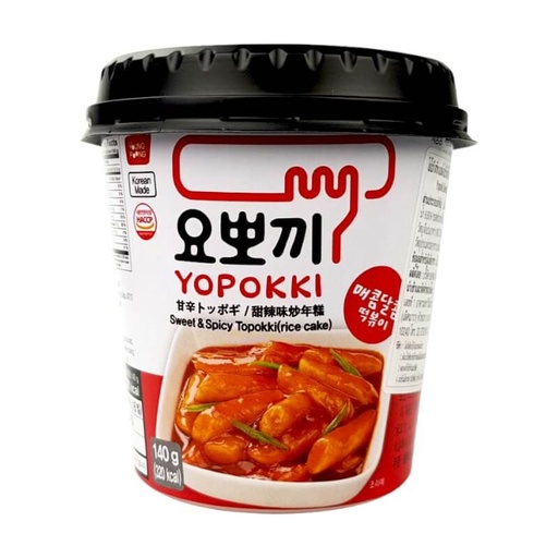 Yopokki Ricecake Cup Sweet & Spicy 140g