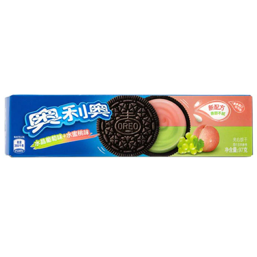 Oreo Sandwich Biscuit Grape and Peach 97g