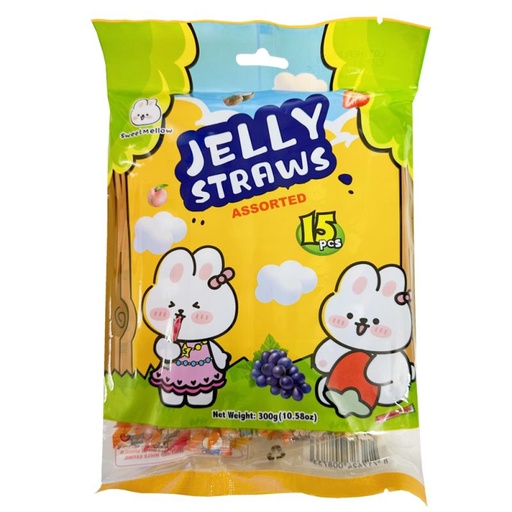 Jelly Sticks Assorted 4 Flavors 300g