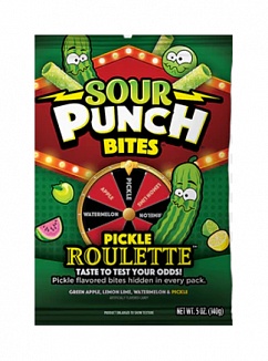 Sour Punch Bites Pickle Roulette 142g