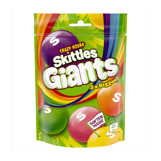 Skittles Giants Crazy Sours 132g