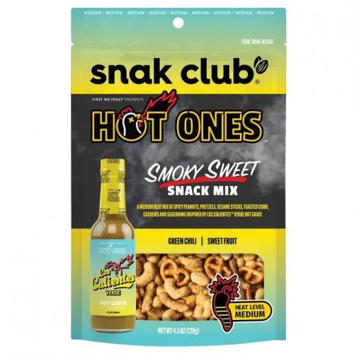 Snak Club Hot Ones Smoky Sweet Pretzel Mix 57g
