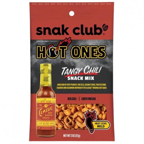 Snak Club Hot Ones Tangy Chilli Pretzel Mix 57g