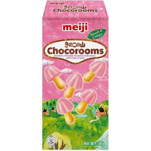 Meiji Chocorooms Strawberry 36g