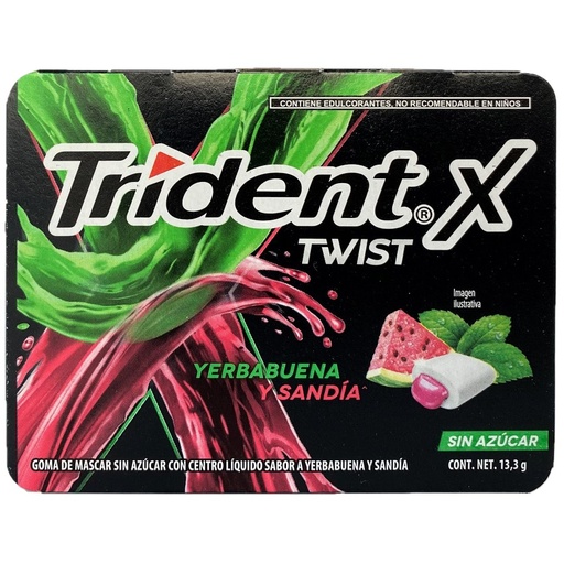 Trident Twist Peppermint Watermelon 13,3g
