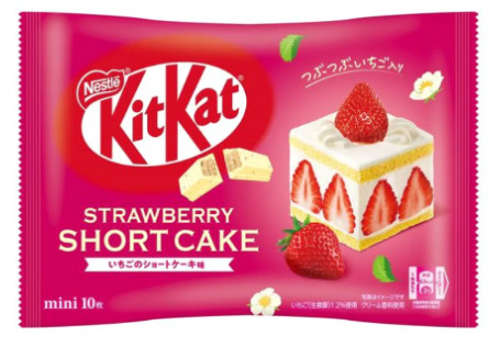 Kit Kat Mini Strawberry Short Cake 116g