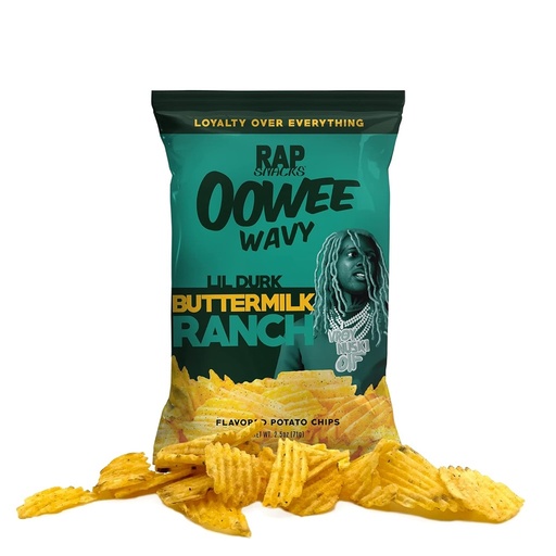 Rap Snacks Lil Durk Buttermilk Ranch  Chips 71g