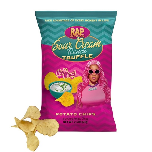 Rap Snacks Nicki Minaj Sour Cream

Ranch Truffle Chips 71g