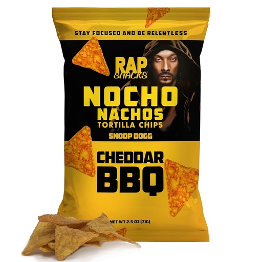 Rap Snacks Snoop Dogg BBQ

Cheddar Nachos 71g