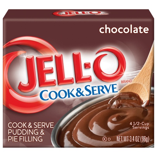 Jell-O Cook & Serve Pudding & Pie Filling Chocolate 96g