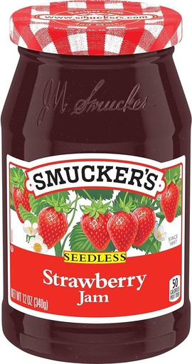 Smucker's Jam Seedless Strawberry 340g