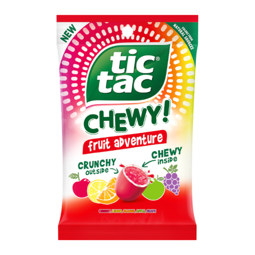 TicTac Chewy Fruit Adventure 80g