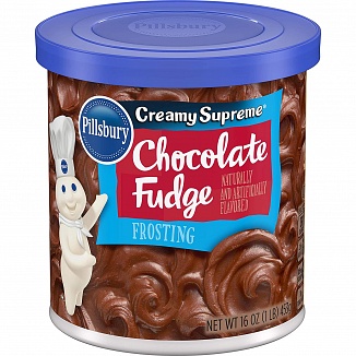 Pillsbury Creamy Supreme Frosting Chocolate Fudge 453g