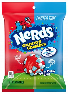Nerds Gummy Clusters Berry Punch Rush  141g