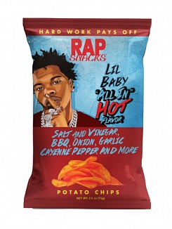 Rap Snacks Lil Baby "ALL IN" Hot Flavor  71g