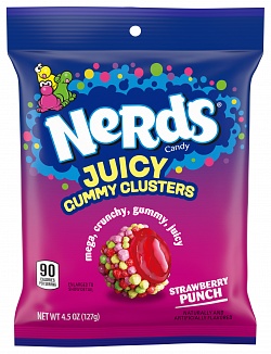 Nerds Juiced Gummy Clusters Strawberry Punch 127g