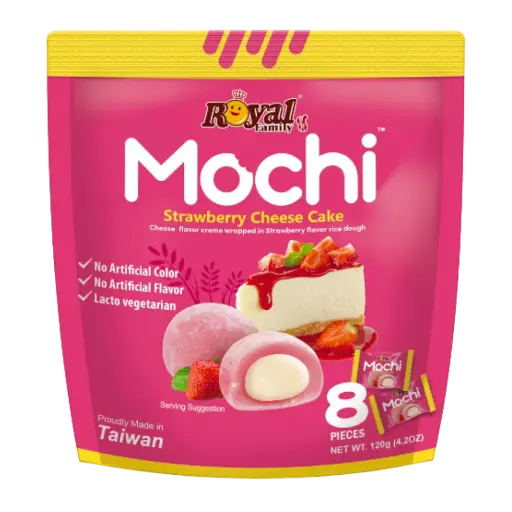 Royal Family - Mochi Strawberry Cheese Cake flavor 120g