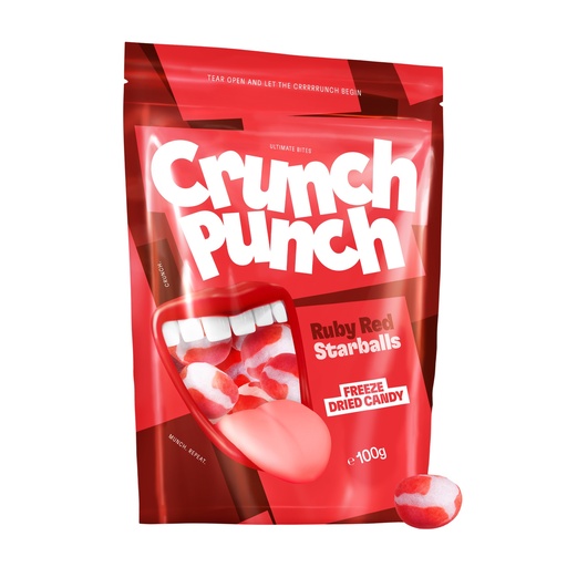 Crunch Punch Ruby Red Starballs 100 g