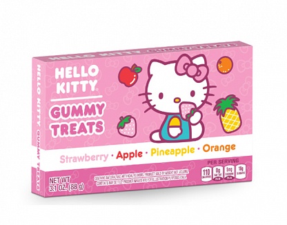 Hello Kitty Gummy Treats Fruit 88g
