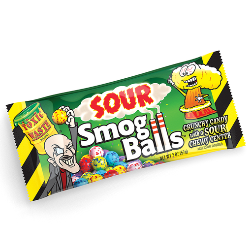 Toxic Waste Smog Balls Sour Candy 48g