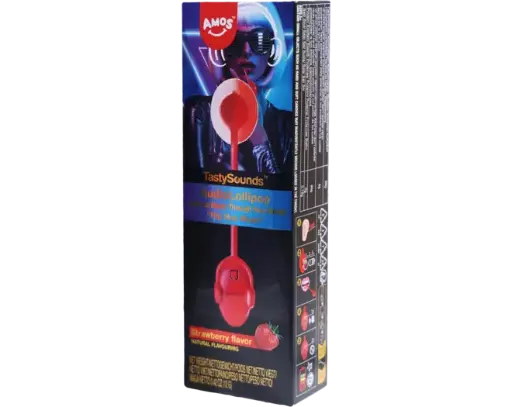 Tasty Sounds - Music Lollipop Strawberry HipHop 12g
