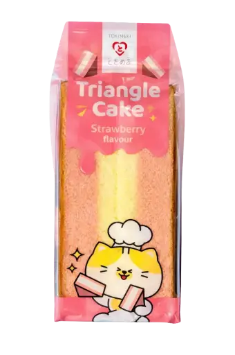 Tokimeki Triangle Sponge Cake Strawberry 90g
