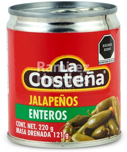  La Costena Jalapeño whole chilli pepper 220 g