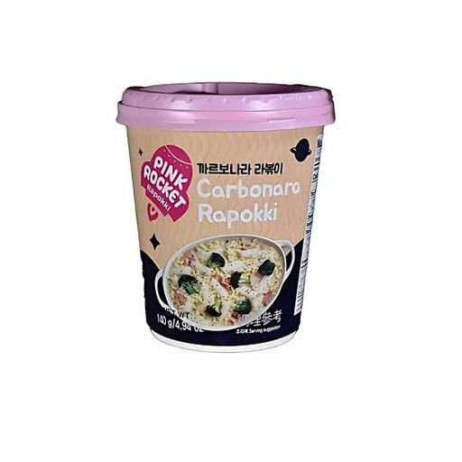 Pink Rocket-Rappoki Cup Carbonara 140g