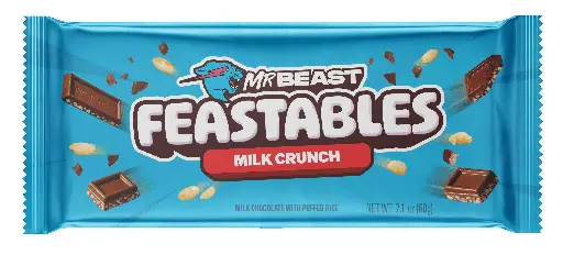 MrBeast Feastables Milk Crunch 60g
