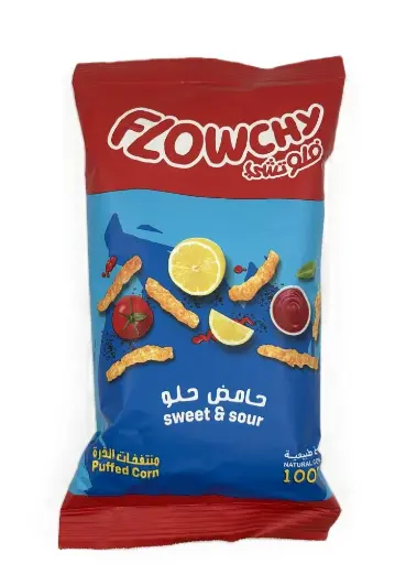 Flowchy Sweet & Sour Puffed Corn 70g