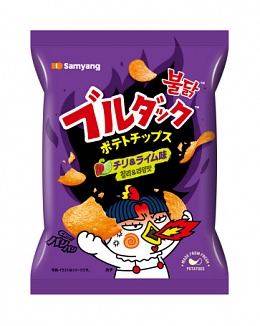 Samyang Buldak Potato Crisps Habanero Chili & Lime 55g