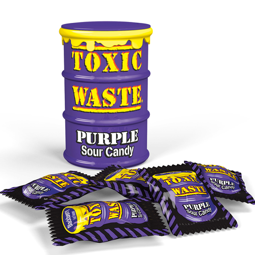 Toxic Waste Purple Drum Extreme Sour Candy 42g