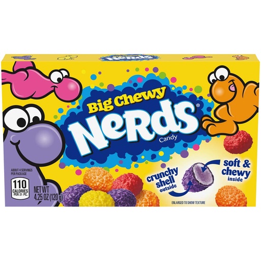 Nerds Big Chewy Theatre Boxes 120g