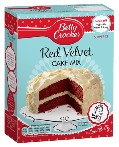 Betty Crocker Red Velvet Cake Mix 425G